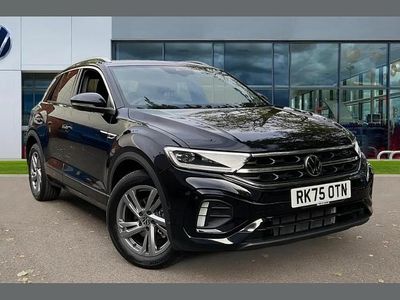 Black Used 2025 VW T-Roc R-line SUV | £27,499 (Fair price)