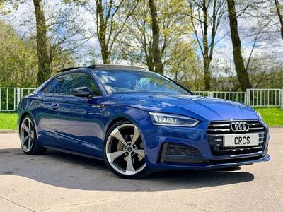 Begagnad Audi A5 Black Edition 190 HK (139 kW) 2019 Blå Sportkupé