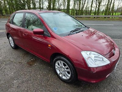 Red Used 2002 Honda Civic Executive Hatchback | £1,995 (Fair price)