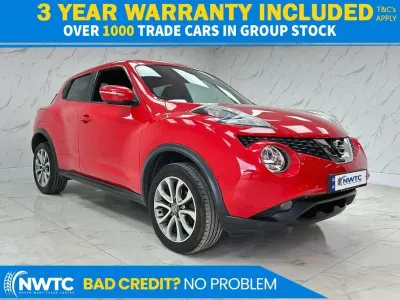 Used Nissan Juke Tekna 110 HP (80 kW) 2017 Red SUV