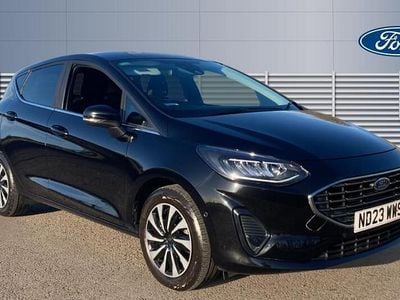 Used Ford Fiesta Titanium 125 HP (91 kW) 2023 Black Hatchback