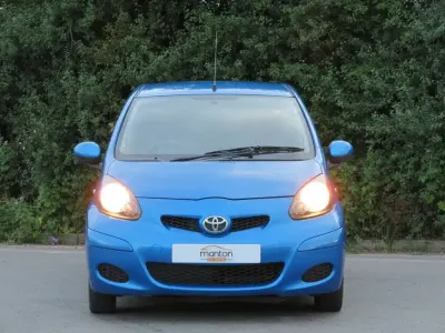Used Toyota Aygo 68 HP (50 kW) 2009 Blue Hatchback