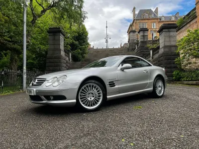 Used Mercedes SL55 AMG AMG 2004 Silver Cabriolet