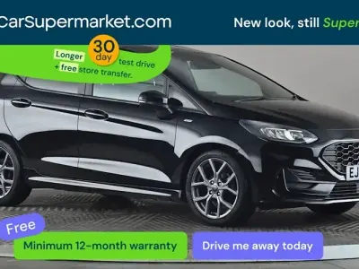 Begagnad Ford Fiesta ST-Line 101 HK (74 kW) 2022 Svart Halvkombi