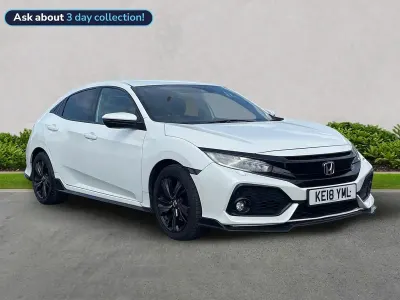 Used Honda Civic Sport 182 HP (133 kW) 2018 White Hatchback