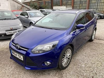 Used Ford Focus Zetec 2014 Blue Estate