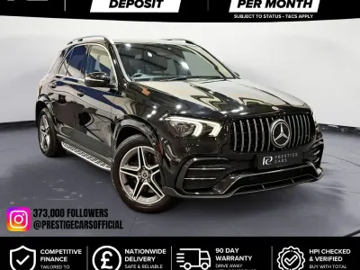 Used Mercedes GLE350 AMG line 2020 Black SUV
