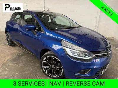 Used Renault Clio Dynamique 90 HP (66 kW) 2018 Blue Hatchback