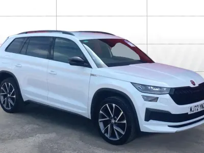 Used Skoda Kodiaq SportLine 150 HP (110 kW) 2022 White SUV