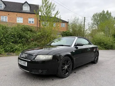 Used Audi A4 Cabriolet Sport 170 HP (125 kW) 2003 Black Cabriolet