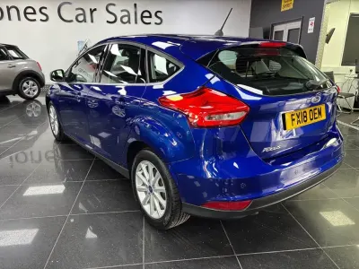 Used Ford Focus Titanium 125 HP (91 kW) 2018 Blue Hatchback