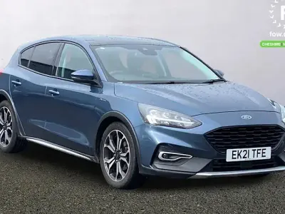 Used Ford Focus Active X 125 HP (91 kW) 2021 Blue Hatchback