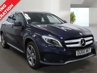 Used Mercedes GLA250 AMG line 211 HP (155 kW) 2016 Blue SUV