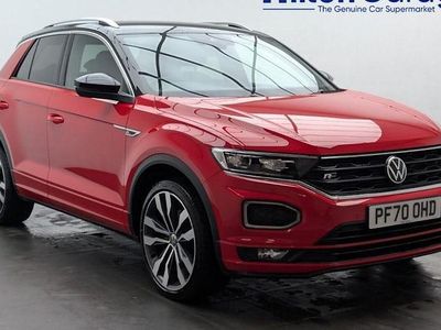 Red Used 2021 VW T-Roc R-line SUV | £15,950 (Good price)