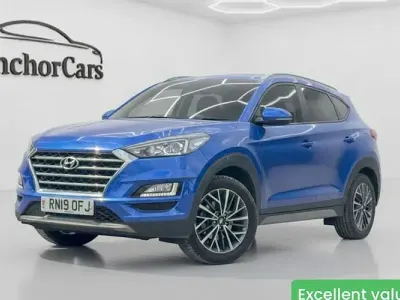 Used Hyundai Tucson Premium 177 HP (130 kW) 2019 Blue SUV