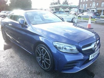 Used Mercedes C300 AMG Line Premium Plus 2019 Blue Coupe