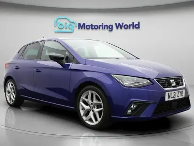 Used Seat Ibiza FR 95 HP (69 kW) 2021 Blue Hatchback