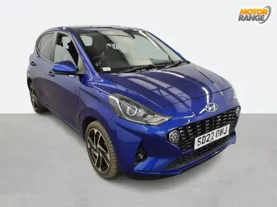 Used Hyundai i10 Premium 67 HP (49 kW) 2022 Blue Hatchback