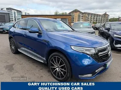 Used Mercedes EQC400 AMG line 300 kW (408 HP) 2022 Blue SUV
