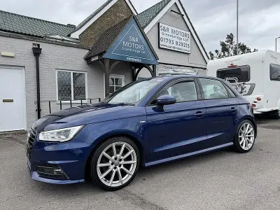 Used Audi A1 S-Line 2015 Blue Hatchback