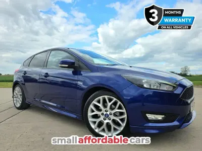 Used Ford Focus ST-Line 140 HP (102 kW) 2018 Blue Hatchback