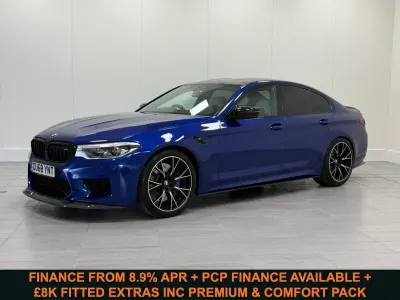 Used BMW M5 Competition Edition 600 HP (441 kW) 2018 Blue Sedan