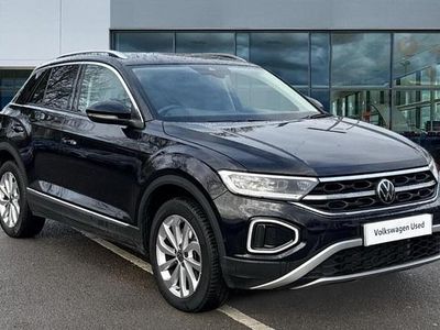 Deep black pearl Used 2022 VW T-Roc Style SUV | £21,928 (Fair price)