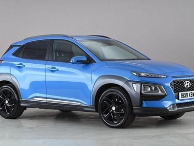 Second-hand Hyundai Kona Premium 120 CP (88 kW) 2019 Albastru SUV