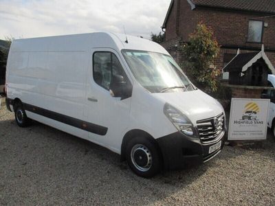 used Vauxhall Movano 2.3 Turbo D 135ps H2 L3 Van NO VAT ULEZ COMPLY