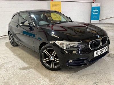 Used BMW 118 Sport Line 136 HP (100 kW) 2015 Black Hatchback