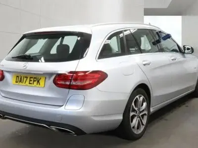 Used Mercedes C350e 2017 Silver Estate