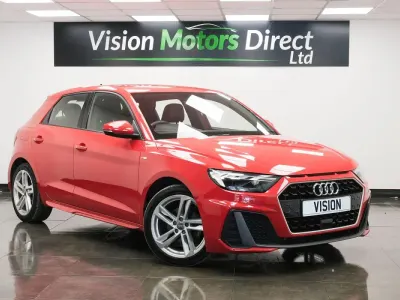 Used Audi A1 Sportback S-Line 116 HP (85 kW) 2019 Red Hatchback