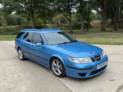 Used Saab 9-5 Aero 256 HP (188 kW) 2010 Blue Estate