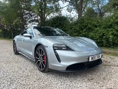 Used Porsche Taycan Performance Package 419 kW (571 HP) 2023 Silver Sedan