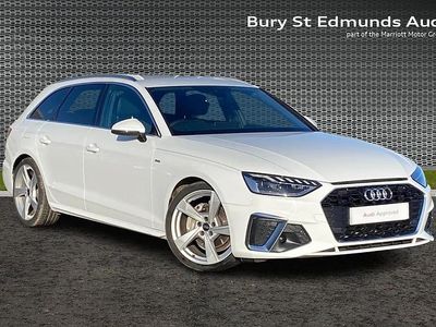 White Used 2022 Audi A4 S-Line Estate | £27,278 (Fair price)