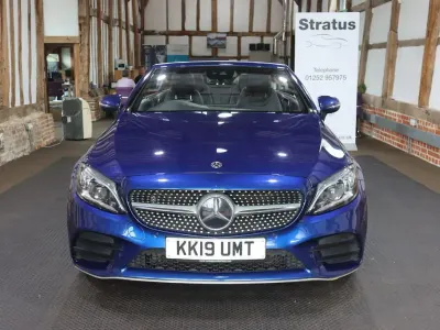 Used Mercedes C300 AMG Line Premium 2019 Blue Cabriolet