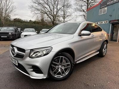 Silver Used 2017 Mercedes GLC220 AMG line Coupe | £15,220 (Fair price)