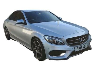 Silver Used 2016 Mercedes C200 AMG line Sedan | £11,944 (Fair price)
