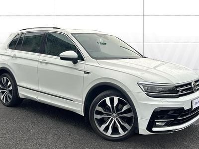 White Used 2017 VW Tiguan R-line SUV | £17,571 (Fair price)