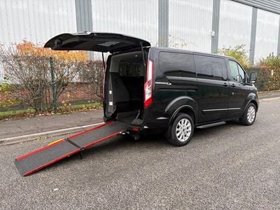Black Used 2020 Ford Tourneo Custom Titanium Van | £17,940 (Good price)