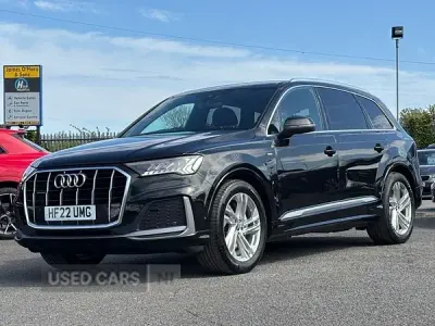 Begagnad Audi Q7 S-Line 2022 Svart SUV
