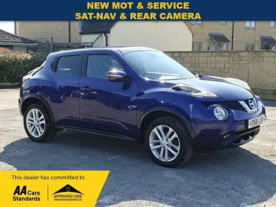 Used Nissan Juke N-Connecta 110 HP (80 kW) 2018 Blue SUV