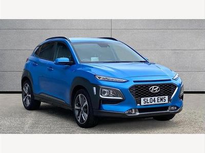 Used Hyundai Kona Premium SE 117 HP (86 kW) 2018 Blue SUV