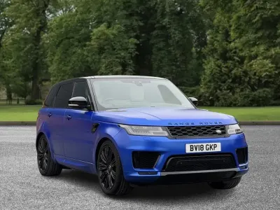 Used Land Rover Range Rover Sport Autobiography Dynamic 306 HP (225 kW) 2018 Blue SUV