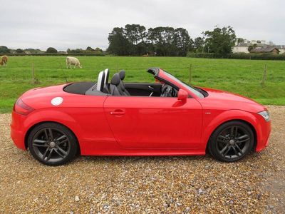 Red Used 2014 Audi TT S-Line Cabriolet | £7,950