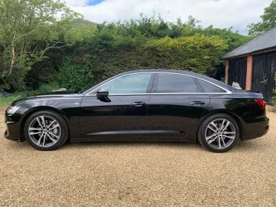 Used Audi A6 S-Line 245 HP (180 kW) 2019 Black Sedan