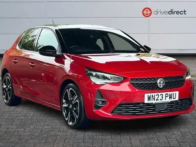Used Vauxhall Corsa Ultimate 100 HP (73 kW) 2023 Red Hatchback