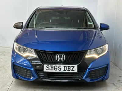 Used Honda Civic S 100 HP (73 kW) 2015 Blue Hatchback