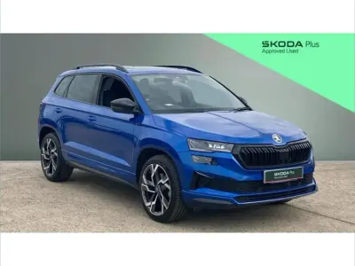 Used Skoda Karoq SportLine 190 HP (139 kW) 2025 Blue SUV
