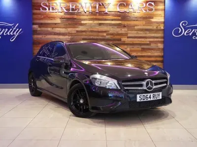 Used Mercedes A180 122 HP (89 kW) 2014 Purple Hatchback